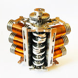 Stirlingkit V6 Solenoid Engine Brushless Electromagnetic Motor Model Engine, view 3