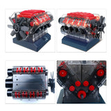 Stirlingkit V8 Combustion Engine Model Building Kit STEM Toy Science Experiment, view 4