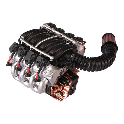 Stirlingkit V8 Engine Hood Fan Radiator for Traxxas Trx4