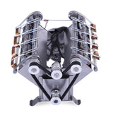 Stirlingkit V8 High Speed Engine Model Electromagnetic 8-cylinder Car Engine Working Principle Stem Toy, view 2
