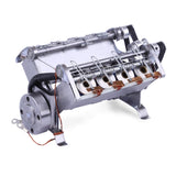 Stirlingkit V8 High Speed Engine Model Electromagnetic 8-cylinder Car Engine Working Principle Stem Toy, view 3