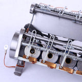 Stirlingkit V8 High Speed Engine Model Electromagnetic 8-cylinder Car Engine Working Principle Stem Toy, view 5