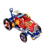 Stirlingkit Vacuum Fire Stirling Tractor Engine Aluminum Alloy Model Toy for Christmas Gift, view 3