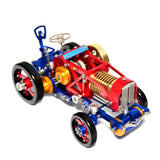 Stirlingkit Vacuum Fire Stirling Tractor Engine Aluminum Alloy Model Toy for Christmas Gift, view 5