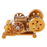 Stirlingkit Vacuum Flame Licker Stirling Engine Model Toy with Brass Cylinder Piston, view 3