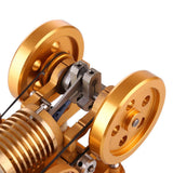 Stirlingkit Vacuum Flame Licker Stirling Engine Model Toy with Brass Cylinder Piston, view 4