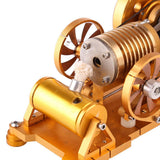 Stirlingkit Vacuum Flame Licker Stirling Engine Model Toy with Brass Cylinder Piston, view 6