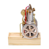 Stirlingkit Vertical Hit & Miss Gas Engine Stirling Engine Model Upgraded Version Water Cooling Cycle Engine Collection, view 3