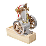 Stirlingkit Vertical Hit & Miss Gas Engine Stirling Engine Model Upgraded Version Water Cooling Cycle Engine Collection, view 4
