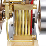 Stirlingkit Vertical Hit & Miss Gas Engine Stirling Engine Model Upgraded Version Water Cooling Cycle Engine Collection, view 6