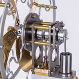 Stirlingkit Vintage 4 Blades Heat Powered Stove Table Fan Stirling Engine Science Experiment Toy, view 4
