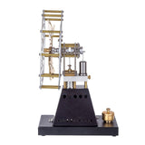Stirlingkit Vintage 4 Blades Heat Powered Stove Table Fan Stirling Engine Science Experiment Toy, view 6