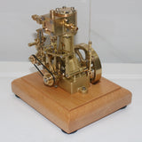 Stirlingkit Vintage Working Steam Engine Model Double-acting Reciprocating Steam Engine, view 2