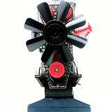Stirlingkit Visible Inline 6 Engine Model Kits - Build Your Own STEM Straight Six Engine that Runs Kit for Adults & Kids, view 2