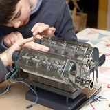 Stirlingkit VISIBLE V8 Internal Combustion OHC Engine Motor Working Model Haynes Kit, view 5