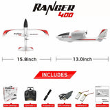 Stirlingkit VOLANTEXRC 2.4G Ranger400 Wingspan Glider RC Airplane with Xpilot Gyro Stabilizer - RTF, view 2