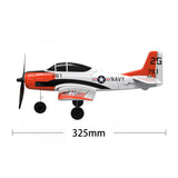 Stirlingkit VOLANTEXRC 2.4G RC 4CH T-28 Trojan 400mm Wingspan Airplane with Xpilot Gyro- RTF, view 4