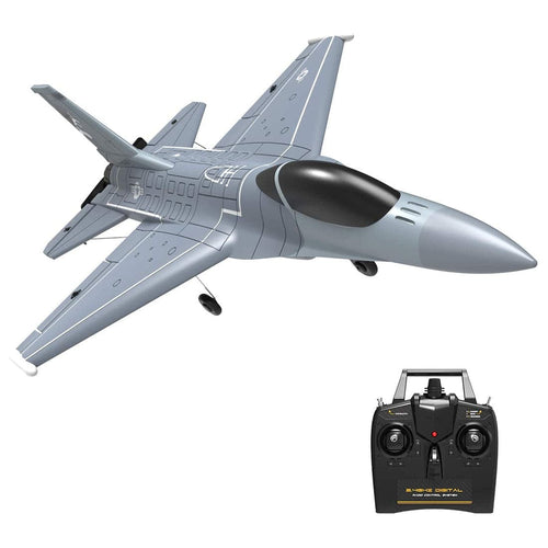 Stirlingkit VOLANTEXRC F16 RC Aircraft Fixed Wing Aerobatic Airplane 2.4G 4CH with Xpilot Gyroscope Flight Control System - RTF Version