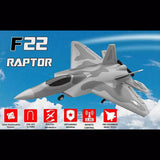 Stirlingkit VOLANTEXRC F22 Raptor 260mm Wingspan 2.4G 4CH Airplane with Xpilot Gyro- RTF, view 5