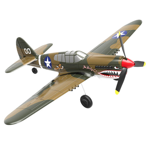 Stirlingkit VOLANTEXRC P-40 2.4Ghz 4CH RC Airplane EPP Foam Fighter for Beginners (RTF Version)