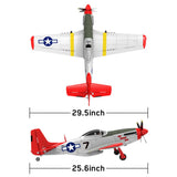 Stirlingkit VOLANTEXRC P-51D RTF Beginner 2.4G RC EPO Fixed Wing Aircraft, view 4
