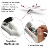 Stirlingkit VOLANTEXRC Ranger600 Wingspan Glider 2.4G 3CH RC Airplane with Xpilot Gyro - RTF, view 4