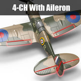 Stirlingkit VOLANTEXRC RTF 2.4Ghz 4CH RC Aircraft EPP Foam Military Airplane Model Spitfire for Beginners, view 4