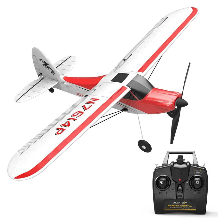 Stirlingkit VOLANTEXRC Sport Cub 500 Wingspan Airplane 2.4Ghz 4CH RC Airplane with Xpilot Gyro - RTF