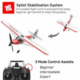 Stirlingkit VOLANTEXRC Sport Cub 500 Wingspan Airplane 2.4Ghz 4CH RC Airplane with Xpilot Gyro - RTF, view 4