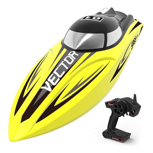 Stirlingkit VOLANTEXRC Vector 2.4GHz Waterproof Two-way Electric Speedboat RC Mini Swimming Pool Boat 60KM/H - RTR