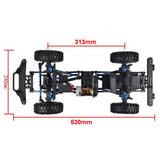Stirlingkit VRX RH1053 1/10 Scale 4WD Brushed RTR Off-road Crawler 2.4GHz RC Car, view 5