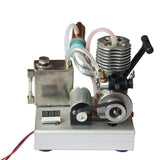 Stirlingkit VX Level 15 Single Cylinder 2-stroke Methanol Engine to 12v Gasoline Engine, view 2