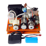Stirlingkit VX Level 18 Single Cylinder 2-stroke Methanol Engine with Water Cooling Radiator, view 2