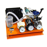 Stirlingkit VX Level 18 Single Cylinder 2-stroke Methanol Engine with Water Cooling Radiator, view 3