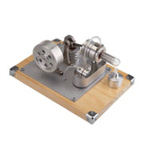 Stirlingkit Water-cooled Single Cylinder Stirling Engine Generator Model Educational Toy, view 4