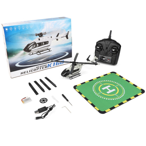 Stirlingkit WL-K160 EC-145 160-Class 2.4G 4CH Scale Rescue RC Helicopter Model RTF Beginner Plane Under $100