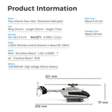 Stirlingkit WL-K160 EC-145 160-Class 2.4G 4CH Scale Rescue RC Helicopter Model RTF Beginner Plane Under $100, view 3