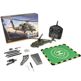 Stirlingkit WLTOYS XK 170 Blackhawk UH-60L RC Helicopter With Landing Pad and Display Stand K170, view 3