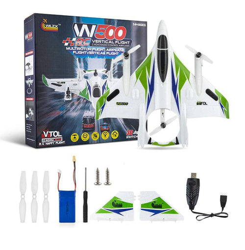 Stirlingkit WLZX W500 2.4G 6CH Brushless RC Glider Aircraft Airplane with 6G Self-stabilized Flight Mode