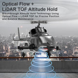 Stirlingkit WOLFBUSH AW-911 Airwolf 1/34 Scale RC Helicopter Smart GPS 2.4G 9CH 6G/3D Stunt RC Airplane, view 4