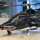 Stirlingkit WOLFBUSH AW-911 Airwolf 1/34 Scale RC Helicopter Smart GPS 2.4G 9CH 6G/3D Stunt RC Airplane, view 5
