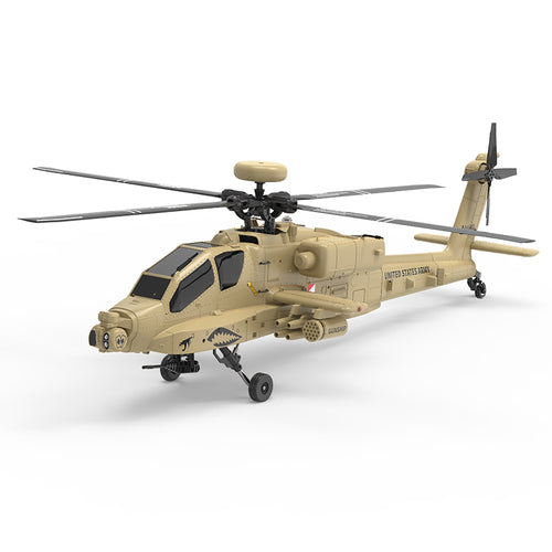 Stirlingkit WOLFBUSH & YU XIANG F11-N AH64 RC Apache Attack Helicopter 6G/3D with Optical Flow Altitude 1/32 Hold RTF