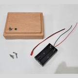 Stirlingkit Wooden Stand Base for MUSA F1-2.7cc Engine Models with Switch & Indicator Light, view 4