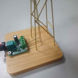 Stirlingkit Working American Windmill DIY Circuit Sculpture Model Kits Edison LED Lamp, view 4