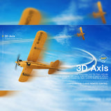 Stirlingkit XK A160 J3 Skylark Cub 3D/6G 650mm Wingspan EPP Airplane RTF for Beginner, view 6