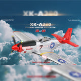 Stirlingkit XK A280 Warbird P-51 Beginner RC Plane Kits 3D/6G 2.4G 560mm Wingspan EPP RTF, view 2