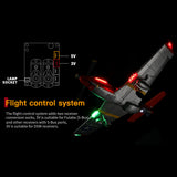 Stirlingkit XK A280 Warbird P-51 Beginner RC Plane Kits 3D/6G 2.4G 560mm Wingspan EPP RTF, view 6