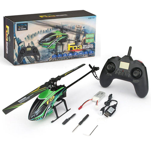 Stirlingkit YU XIANG F03 2.4G Flybarless RC Helicopter 4CH Air Pressure Altitude Hold Single Blade