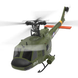 Stirlingkit YU XIANG F07 UH-1 Huey 2.4G 6CH 1/34 Scale RC Military Helicopter Flybarless Helicopter Model Easy to Fly, view 2
