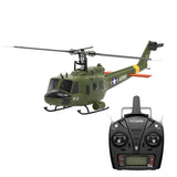 Stirlingkit YU XIANG F07-V  UH-1 Huey 3D Stunt RC Helicopter 2.4G 6CH Brushless Direct-Drive Flybarless Aircraft Model 1/34 Scale RTF Version, view 5